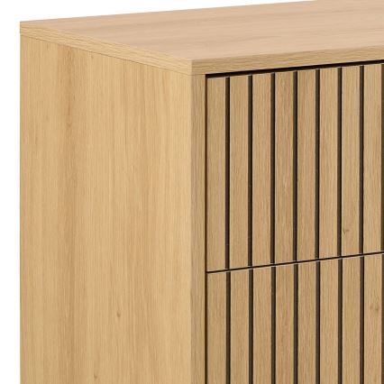 Cassettiera con cassetti OLIVIA in rovere