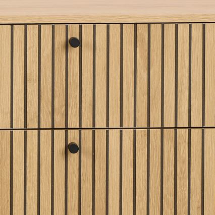 Cassettiera con cassetti OLIVIA in rovere