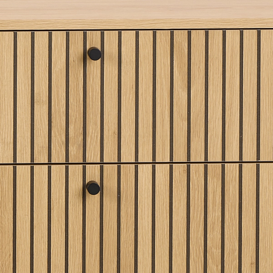 Cassettiera con cassetti OLIVIA in rovere