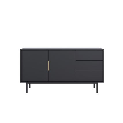 Cassettiera ELI 154x82x39 cm nera