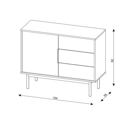 Cassettiera ELI beige