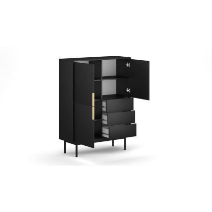 Cassettiera ELI nera