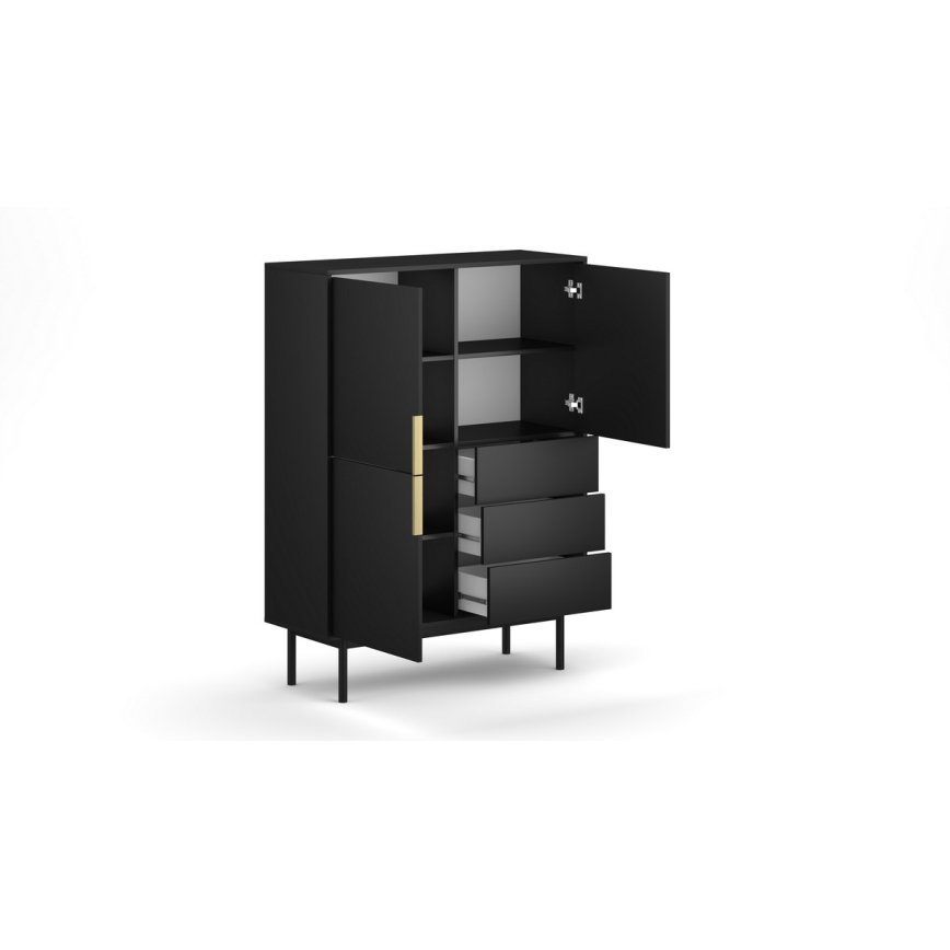Cassettiera ELI nera