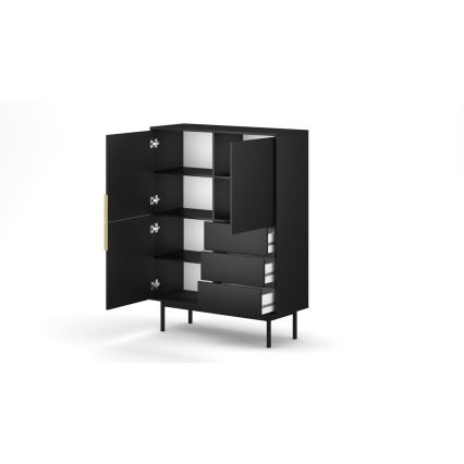 Cassettiera ELI nera