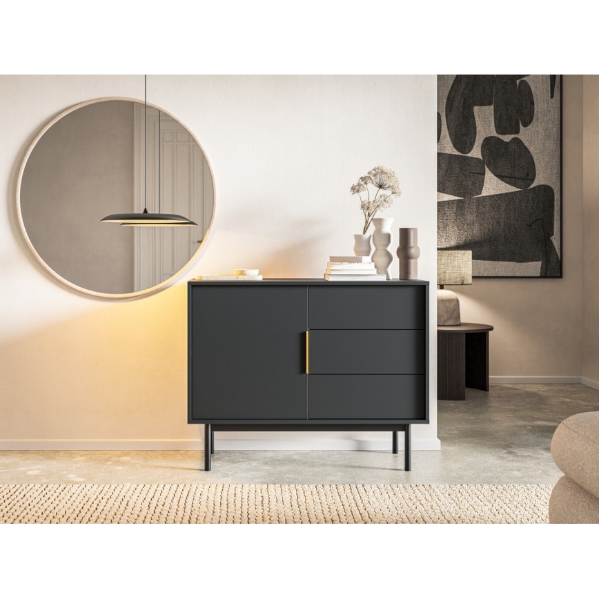 Cassettiera ELI nera