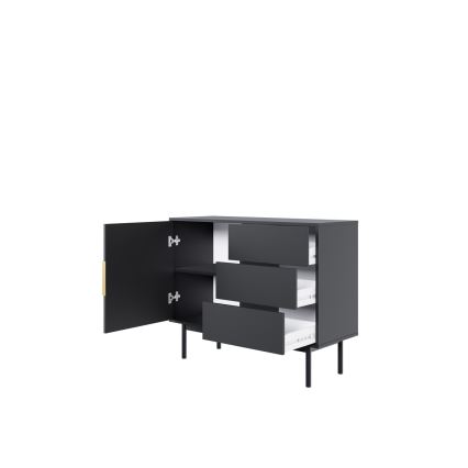 Cassettiera ELI nera