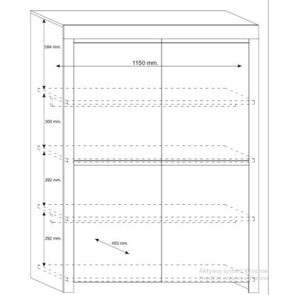 Cassettiera FINERA bianca