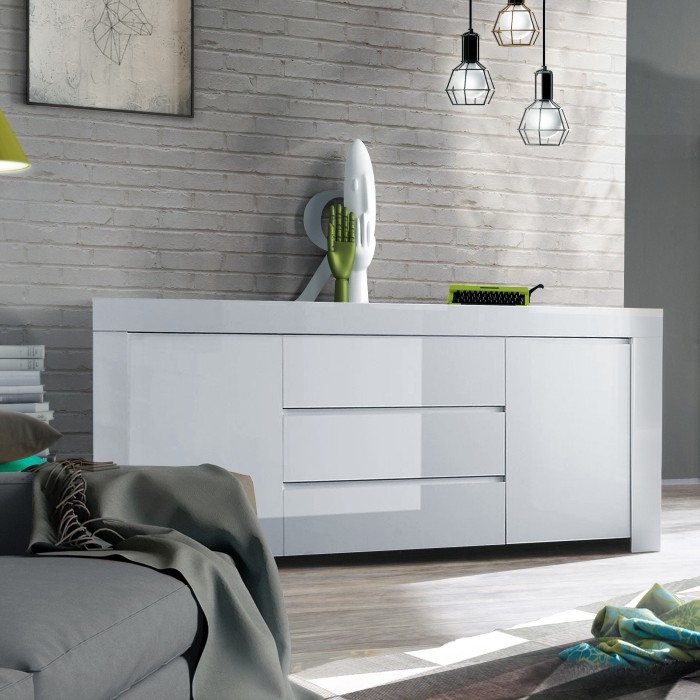 Cassettiera FINERA bianca