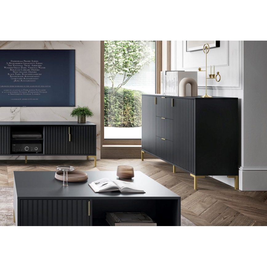 Cassettiera FLOP nera