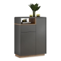 Cassettiera FRED antracite/rovere artisan