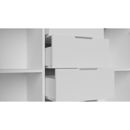 Cassettiera HOPE 120x78x35 cm bianca