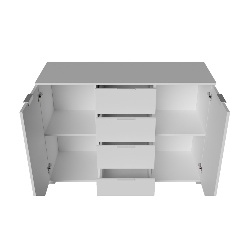 Cassettiera HOPE 120x78x35 cm bianca