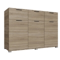 Cassettiera HOPE 120x78x35 cm Rovere Sonoma