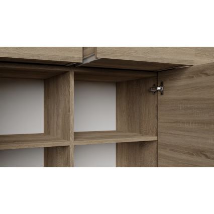 Cassettiera HOPE 120x78x35 cm Rovere Sonoma