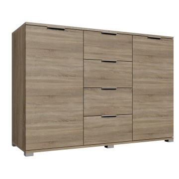 Cassettiera HOPE 120x78x35 rovere Sonoma