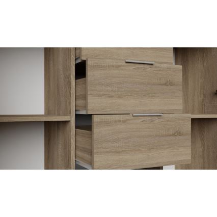 Cassettiera HOPE 120x78x35 rovere Sonoma