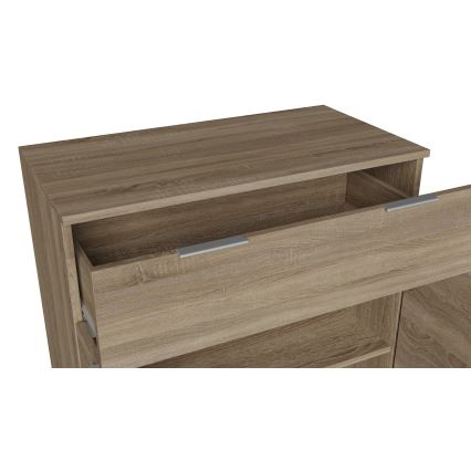 Cassettiera HOPE 80x78x35 cm rovere Sonoma