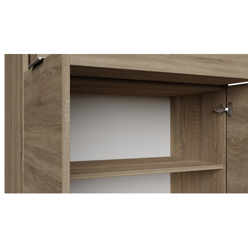 Cassettiera HOPE 80x78x35 cm rovere Sonoma