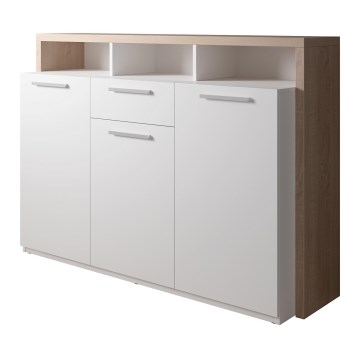 Cassettiera LEBY rovere sonoma/bianco