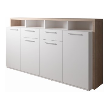 Cassettiera LEBY rovere sonoma/bianco
