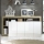 Cassettiera LENOR 184x93x42 cm bianco/rovere chiaro