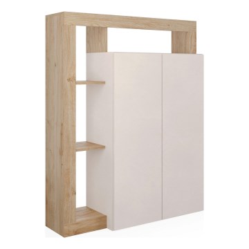 Cassettiera LENOR cachemire/marrone