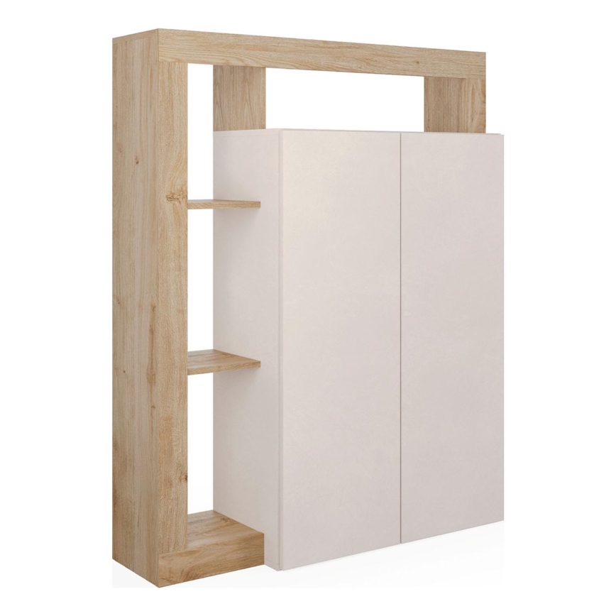 Cassettiera LENOR cachemire/marrone