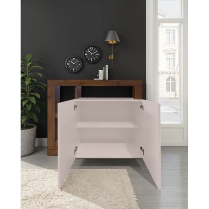 Cassettiera LENOR cachemire/rovere