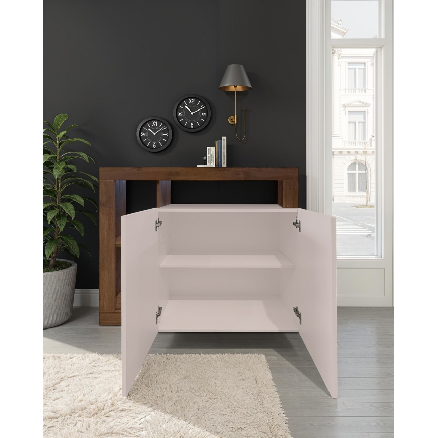 Cassettiera LENOR cachemire/rovere