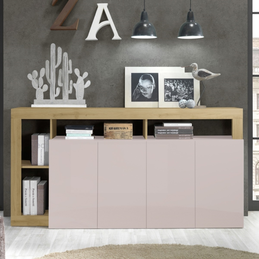 Cassettiera LENOR cashmere/marrone