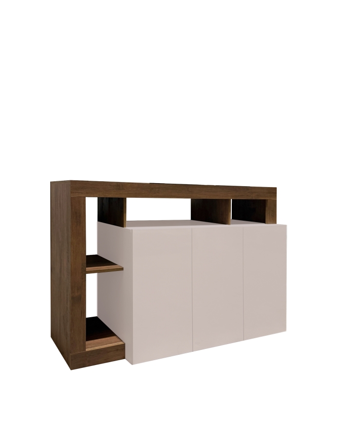 Cassettiera LENOR cashmere/rovere