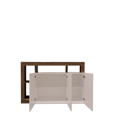 Cassettiera LENOR cashmere/rovere