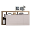 Cassettiera LENOR cashmere/rovere