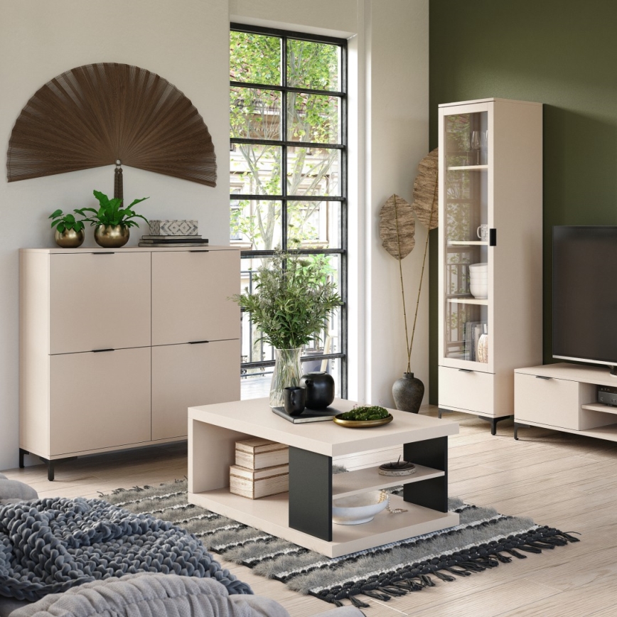 Cassettiera LORA beige