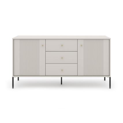 Cassettiera LUE beige/nera