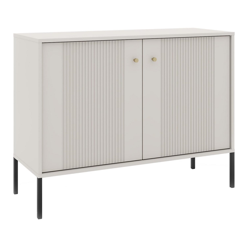 Cassettiera LUE beige/nera