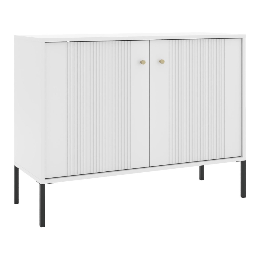 Cassettiera LUE bianco/nero