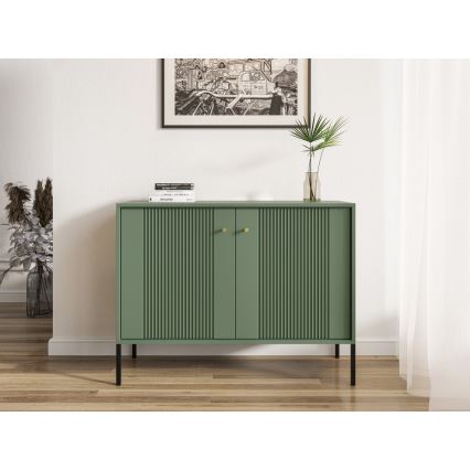 Cassettiera LUE verde/nera