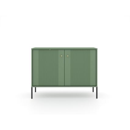Cassettiera LUE verde/nera