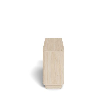 Cassettiera MADERA 160 x 75 cm rovere bianco
