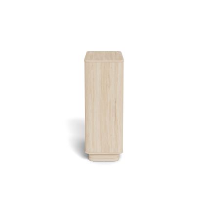 Cassettiera MADERA 90 x 107 cm rovere bianco
