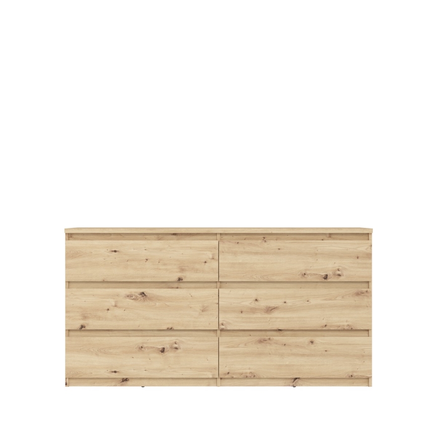 Cassettiera MAO con cassetti, rovere Artisan