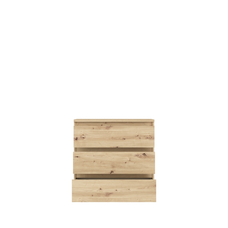 Cassettiera MAO in rovere artisan