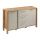 Cassettiera MENTA 138x81x40 cm rovere wotan/grigio
