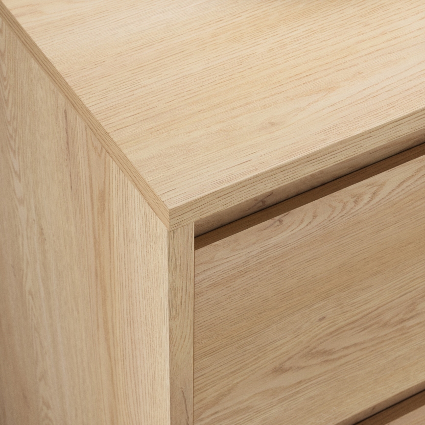 Cassettiera MIYABI 138x86x40 cm, rovere Cremona