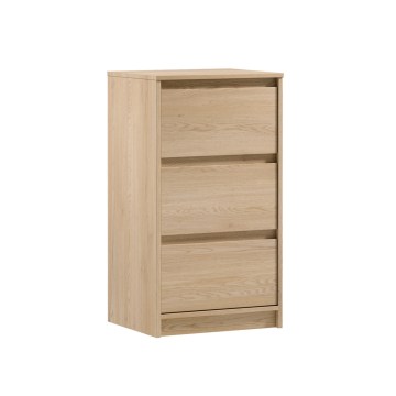 Cassettiera MIYABI 47x86x40 cm rovere Cremona