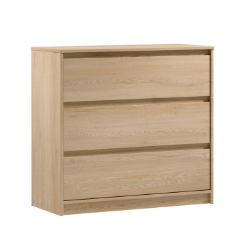 Cassettiera MIYABI 92x86x40 cm Rovere Cremona