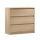 Cassettiera MIYABI 92x86x40 cm Rovere Cremona