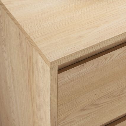 Cassettiera MIYABI 92x86x40 cm Rovere Cremona