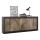 Cassettiera NERILA nero/marrone